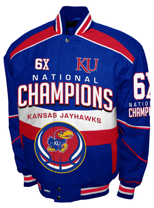Kansas Jayhawks Franchise Club 6-Time Commemorative Twill Jacket