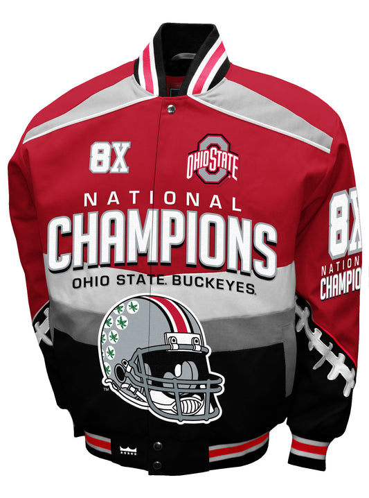 Ohio State Buckeyes Franchise Club 8-Time Commemorative Twill Jacket