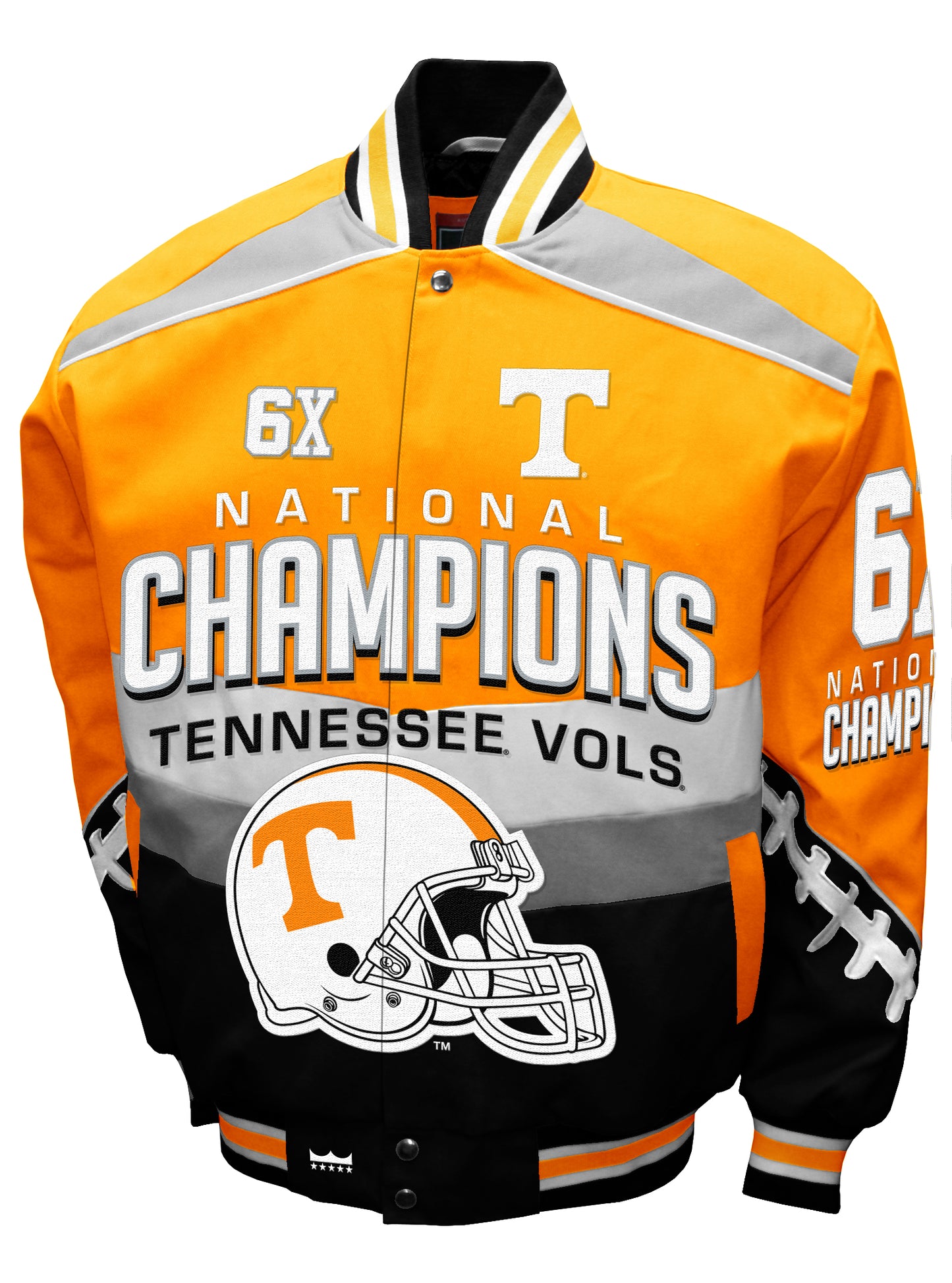 Tennessee Volunteers Franchise Club 6-Time Commemorative Twill Jacket - Orange