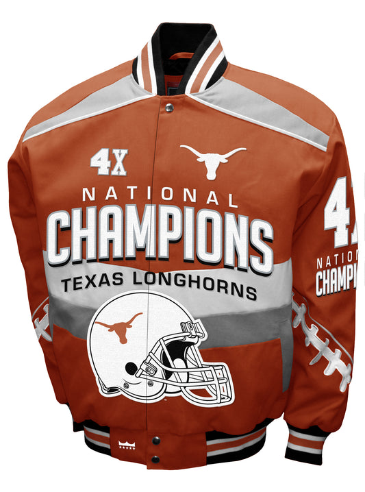 Texas Longhorns Franchise Club 4-Time Commemorative Twill Jacket