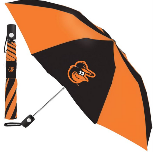 Baltimore Orioles Auto Folding 42" Umbrella - Wincraft
