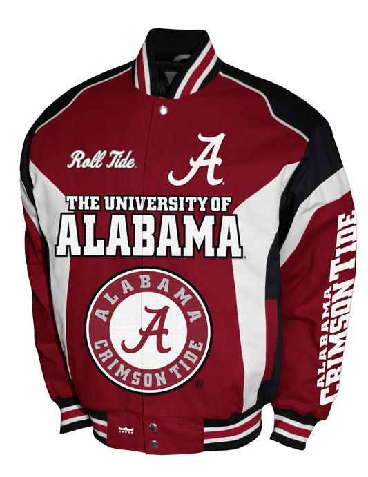 Alabama Crimson Tide Franchise Club Driven Twill Jacket - Crimson