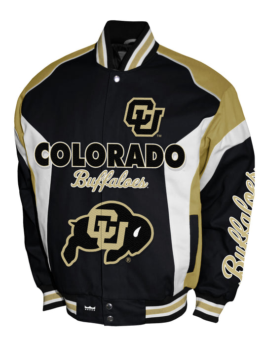 Colorado Buffaloes Franchise Club Driven Twill Jacket - Black