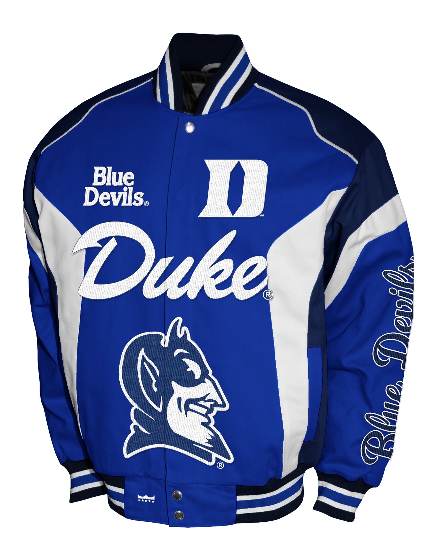 Duke Blue Devils Franchise Club Driven Twill Jacket - Blue