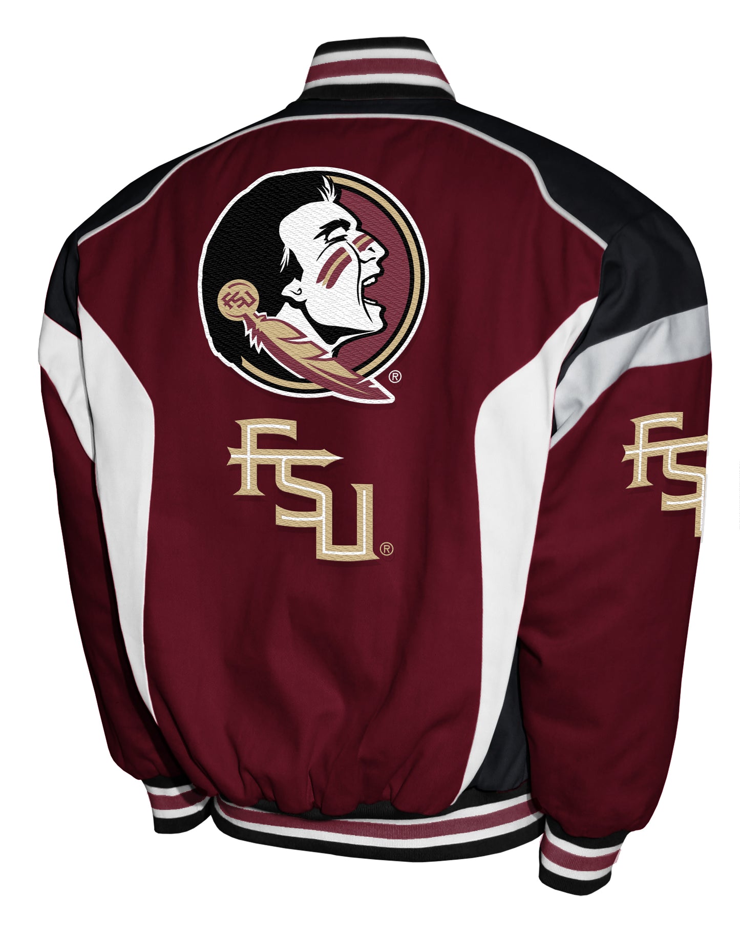 Florida State Seminoles Franchise Club Driven Twill Jacket - Burgandy