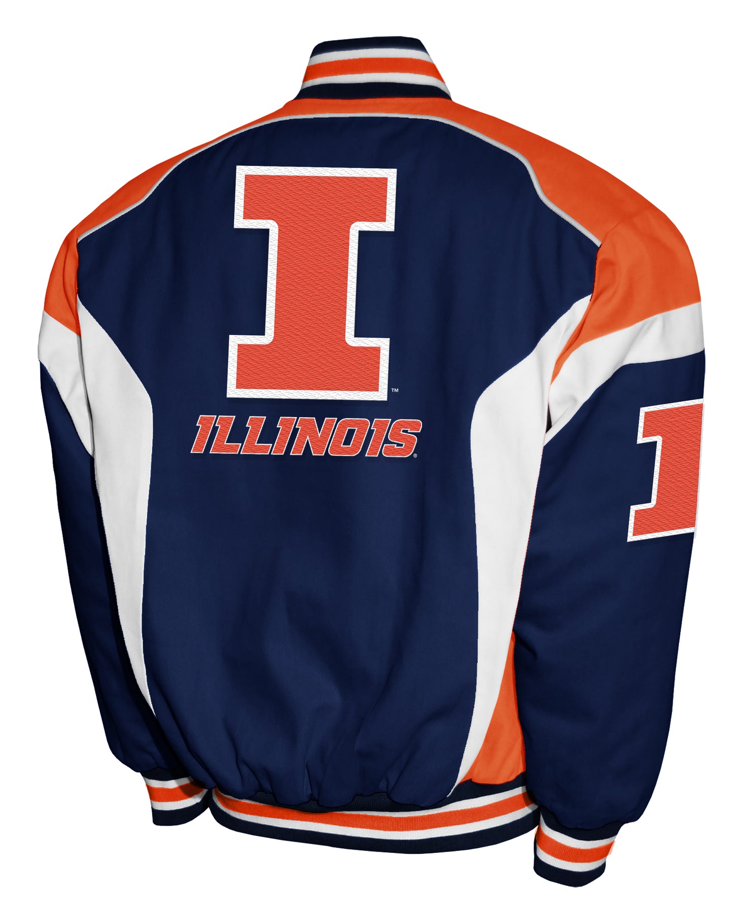 Illinois Fighting Illini Franchise Club Driven Twill Jacket - Navy