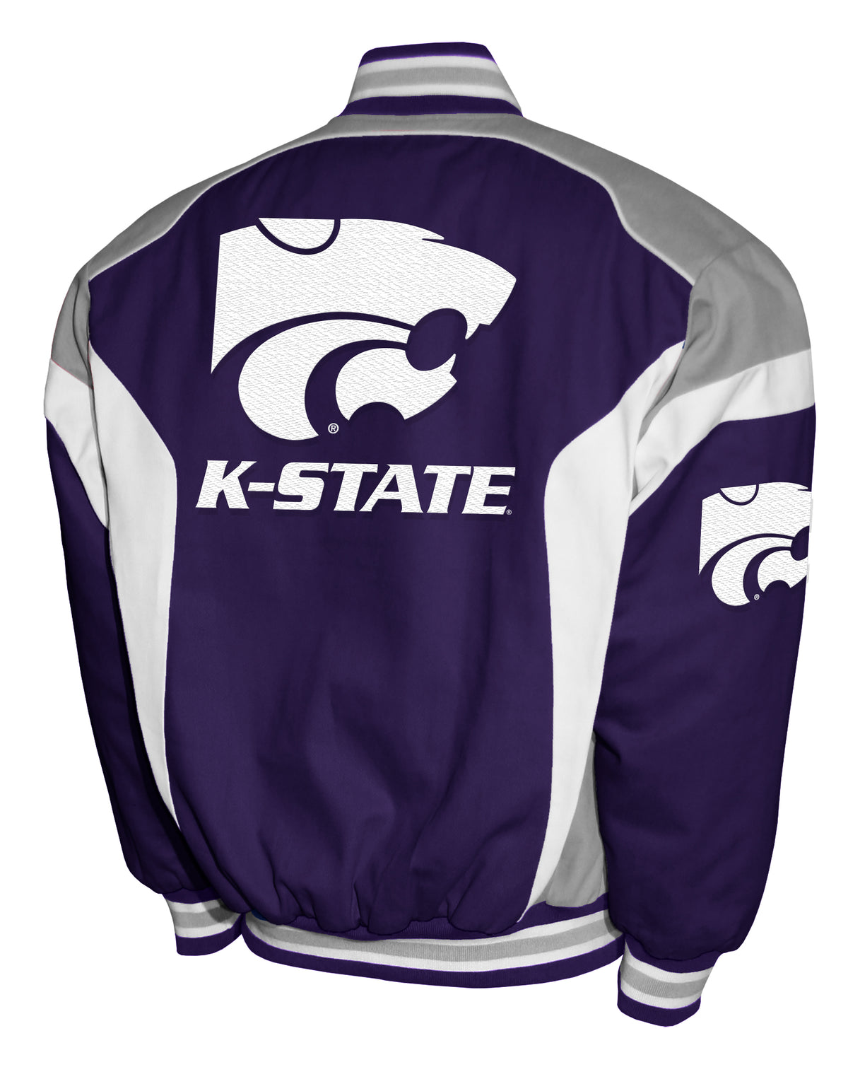 Jacket State Band Kansas State Wildcats Franchise Club Driven Twill Jacket - Purple ...