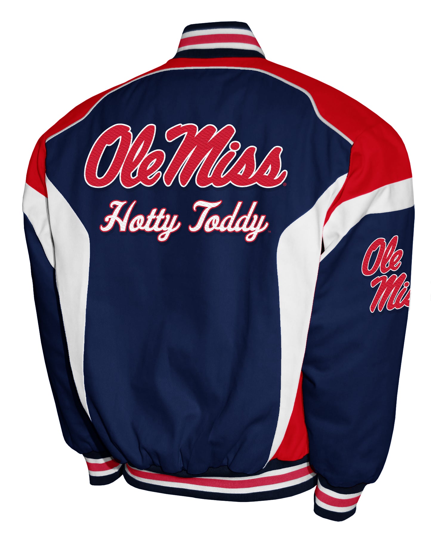 Ole Miss Rebels Franchise Club Driven Twill Jacket - Blue
