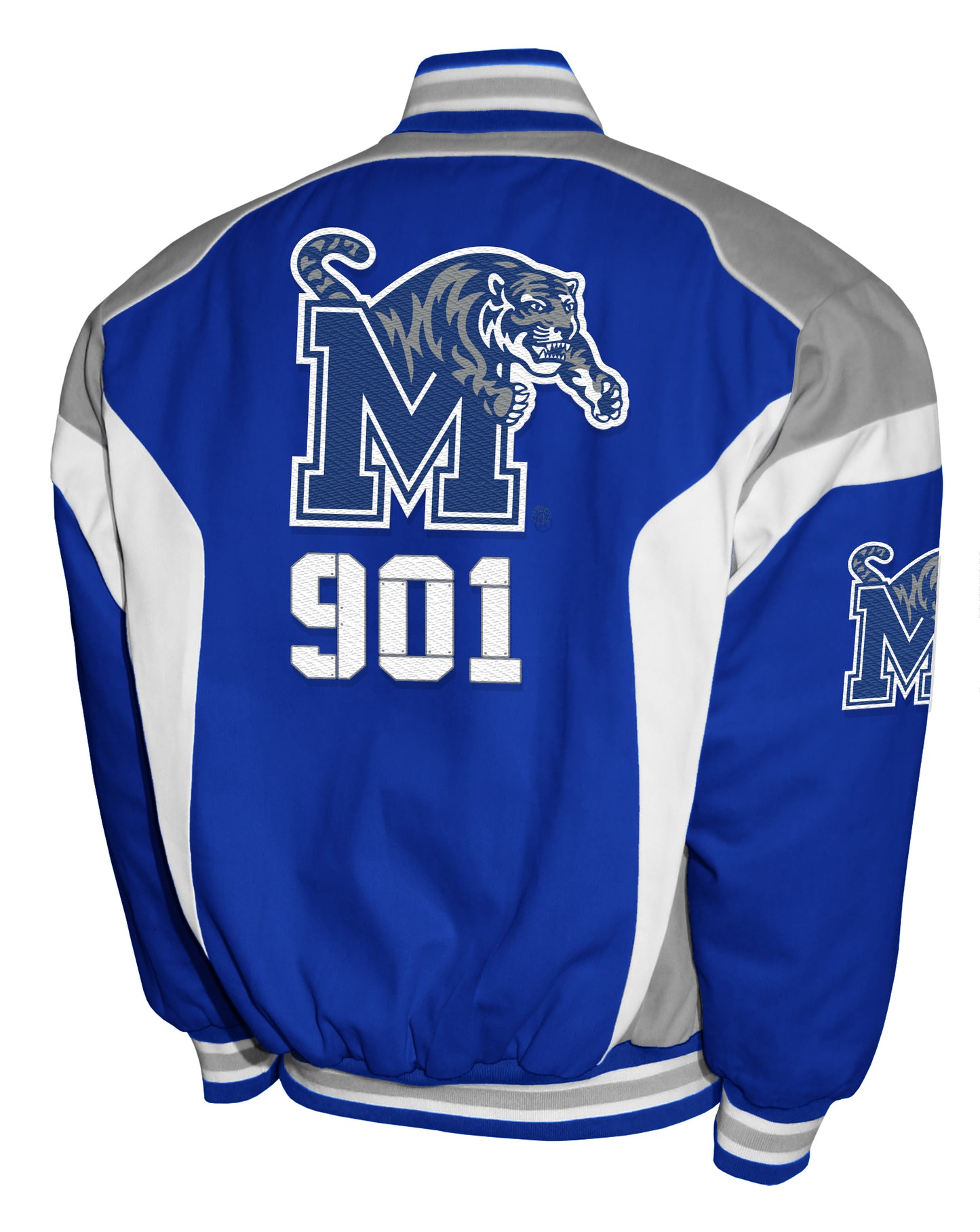 Memphis Tigers Franchise Club Driven Twill Jacket - Blue