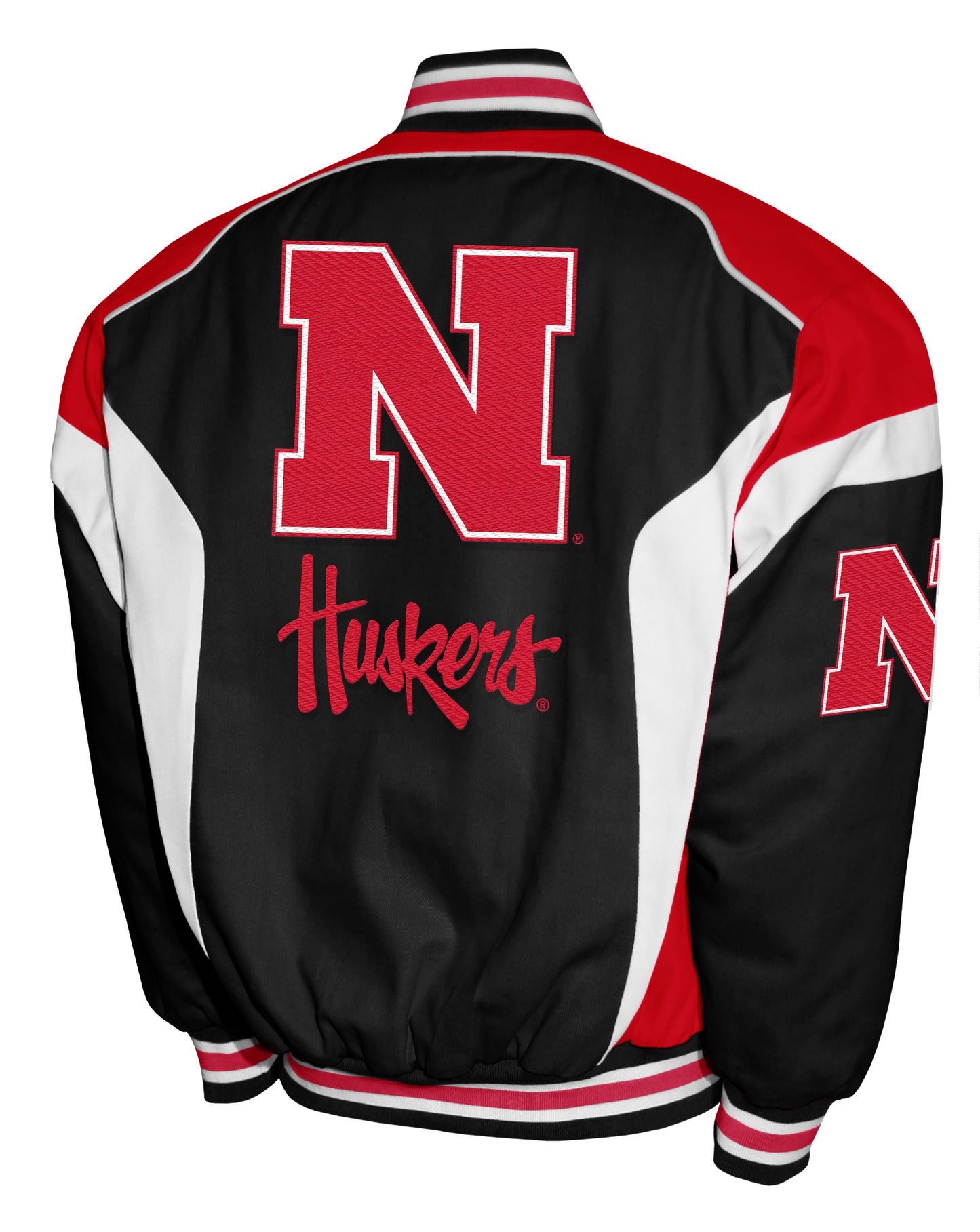 Nebraska Cornhuskers Franchise Club Driven Twill Jacket - Black