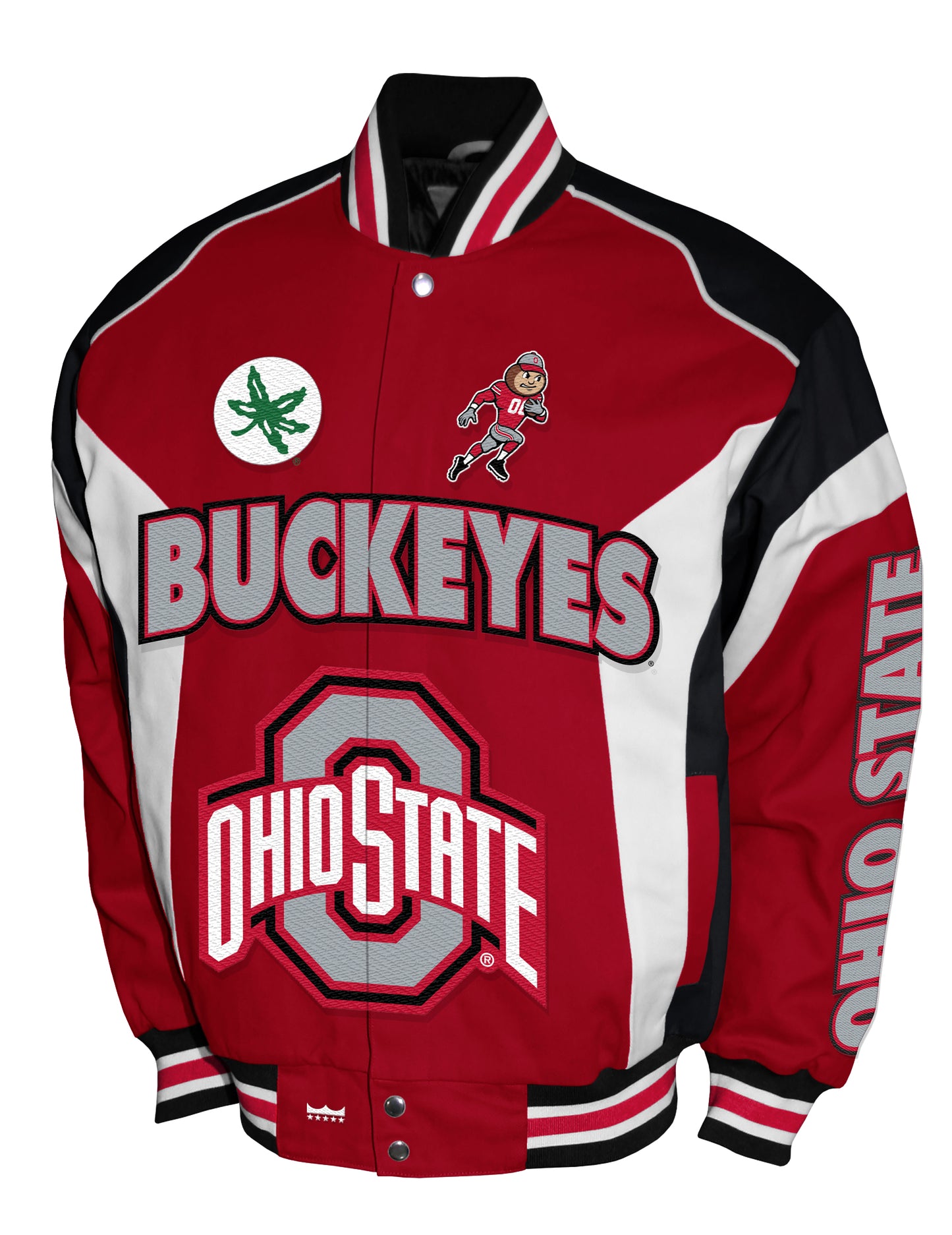 Ohio State Buckeyes Franchise Club Driven Twill Jacket - Red