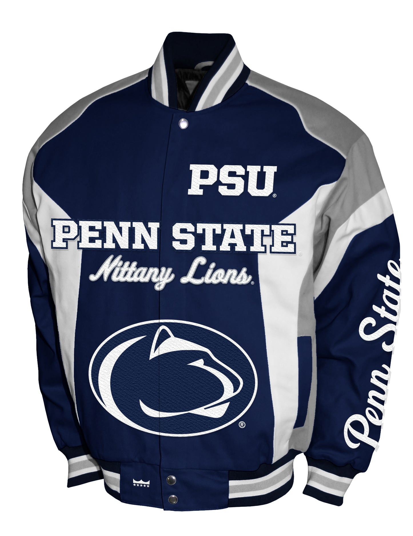 Penn State Nittany Lions Franchise Club Driven Twill Jacket - Navy
