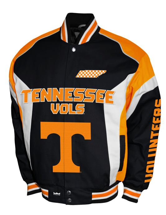 Tennessee Volunteers Franchise Club Driven Twill Jacket - Black