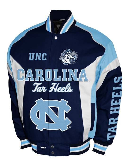 North Carolina Tar Heels Franchise Club Driven Twill Jacket - Blue