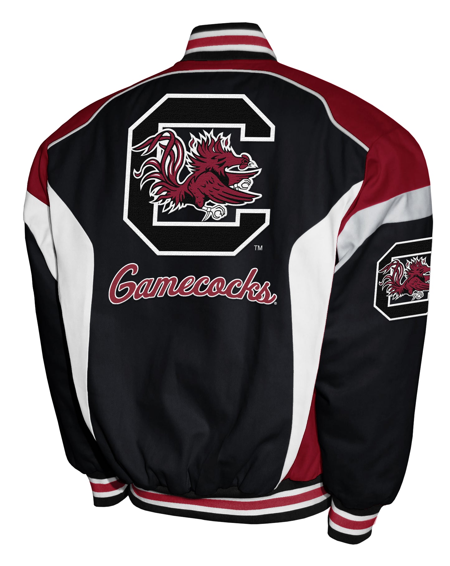 South Carolina Gamecocks Franchise Club Driven Twill Jacket - Black