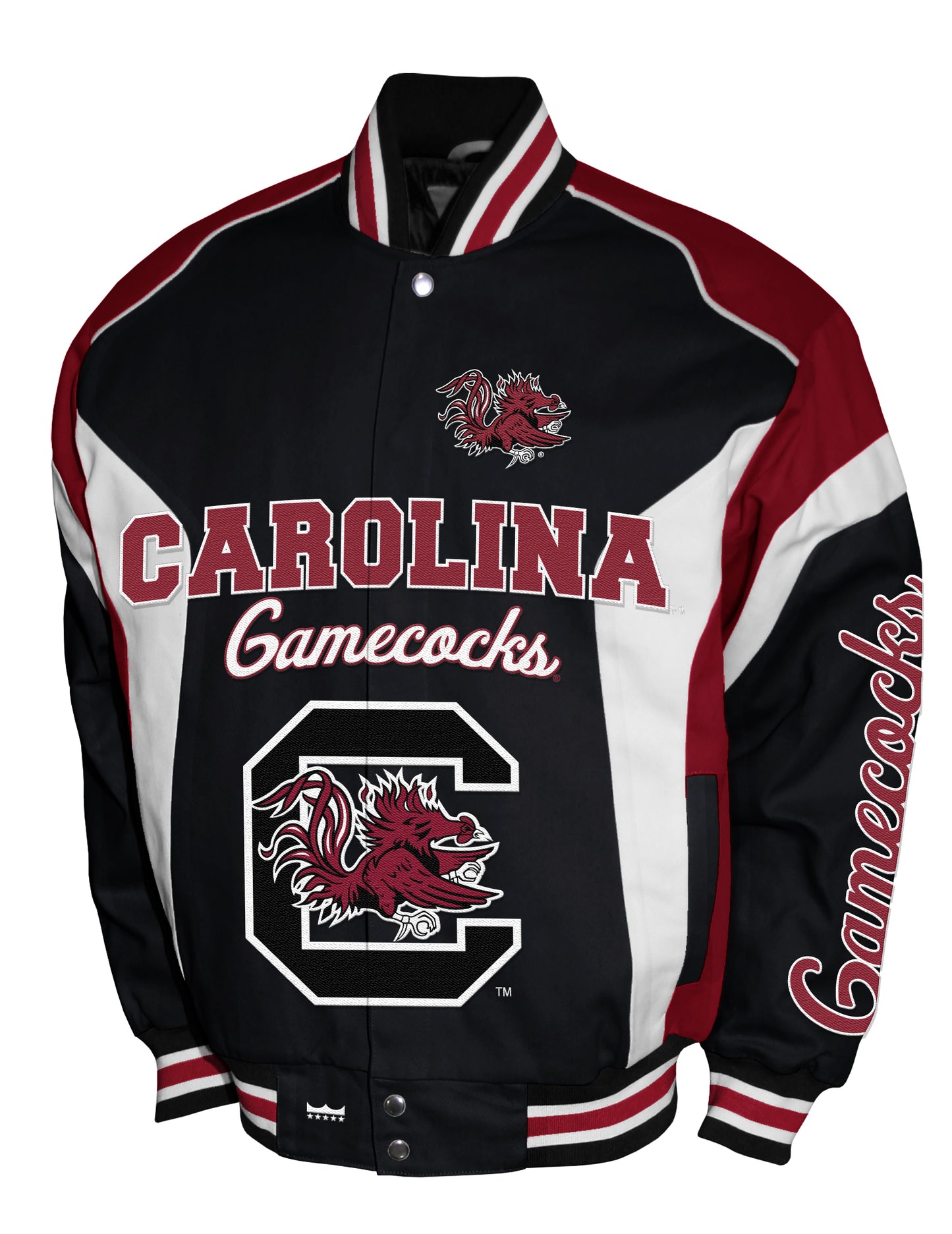 South Carolina Gamecocks Franchise Club Driven Twill Jacket - Black
