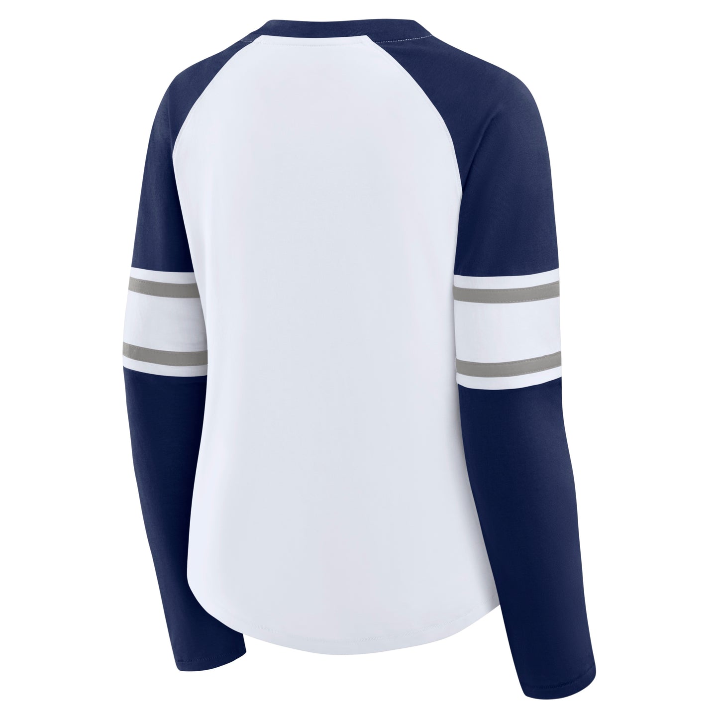 Dallas Cowboys Fanatics Women's Bling Blitz Long Sleeve Shirt- White