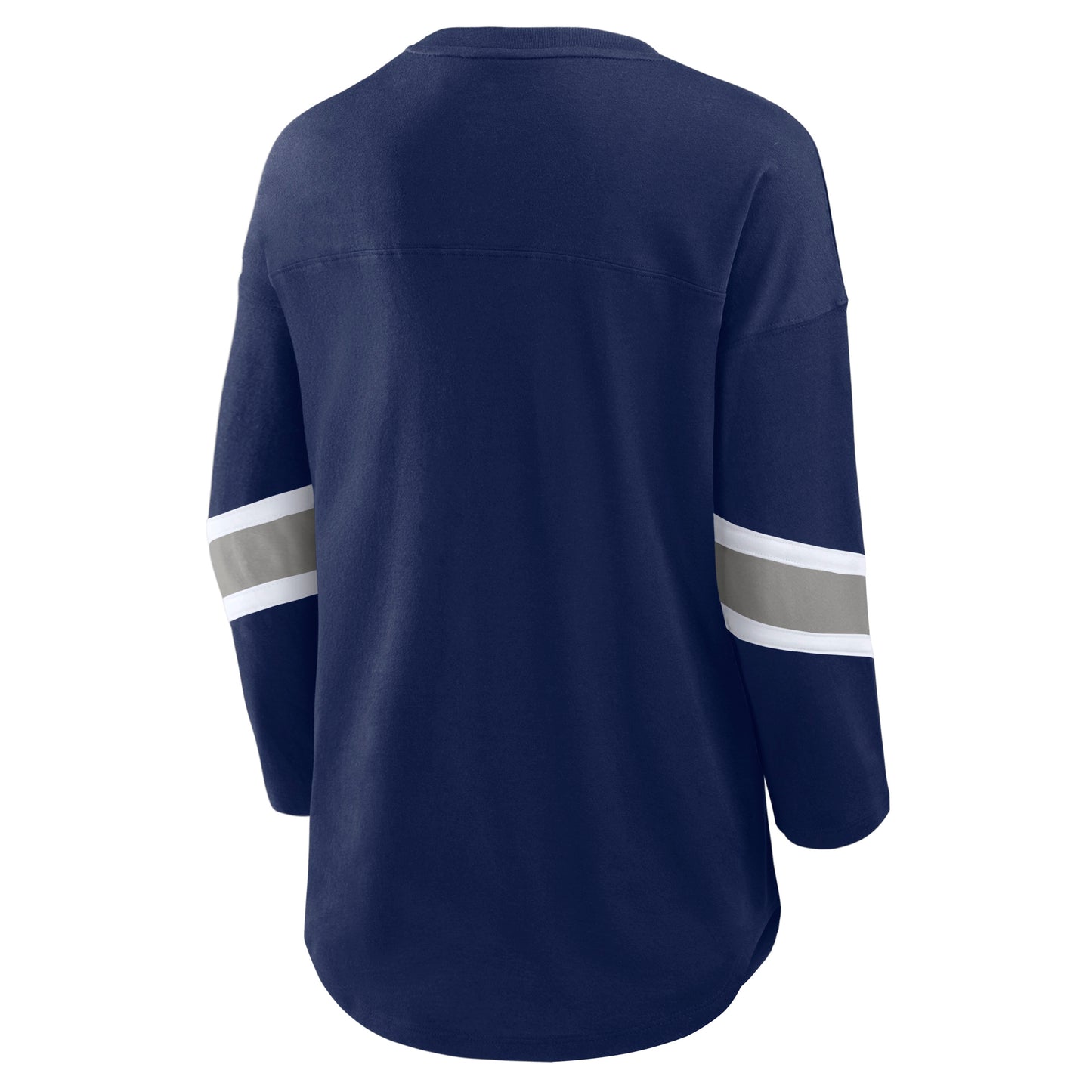 Dallas Cowboys Fanatics Women's Sequin Bling 3/4 Sleeve T-Shirt - Navy