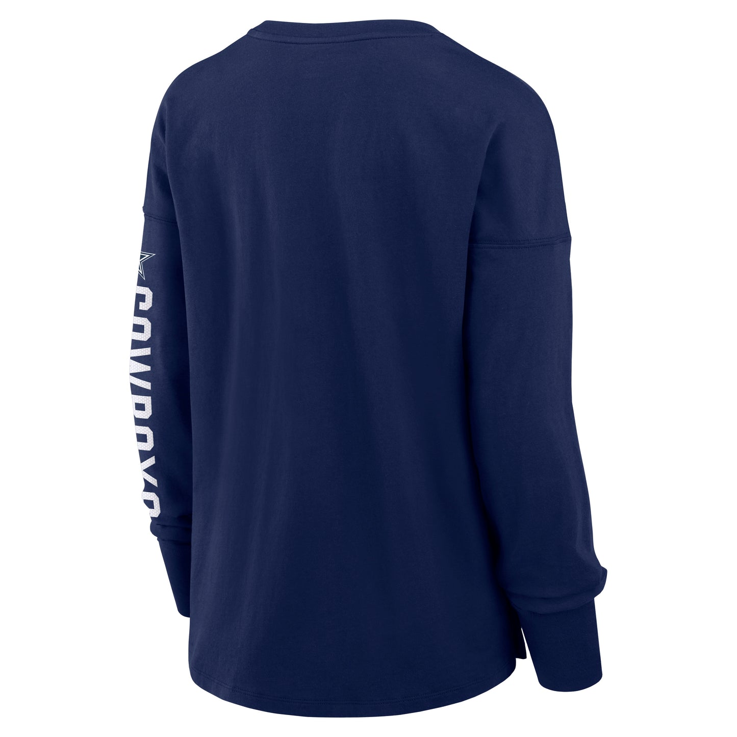 Dallas Cowboys Fanatics Women's Hometown Sweep Long Sleeve Shirt-Navy