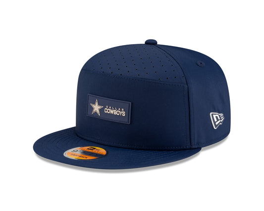 Dallas Cowboys New Era 2025 Sideline Split Panel 9FIFTY Snapback Hat -Navy