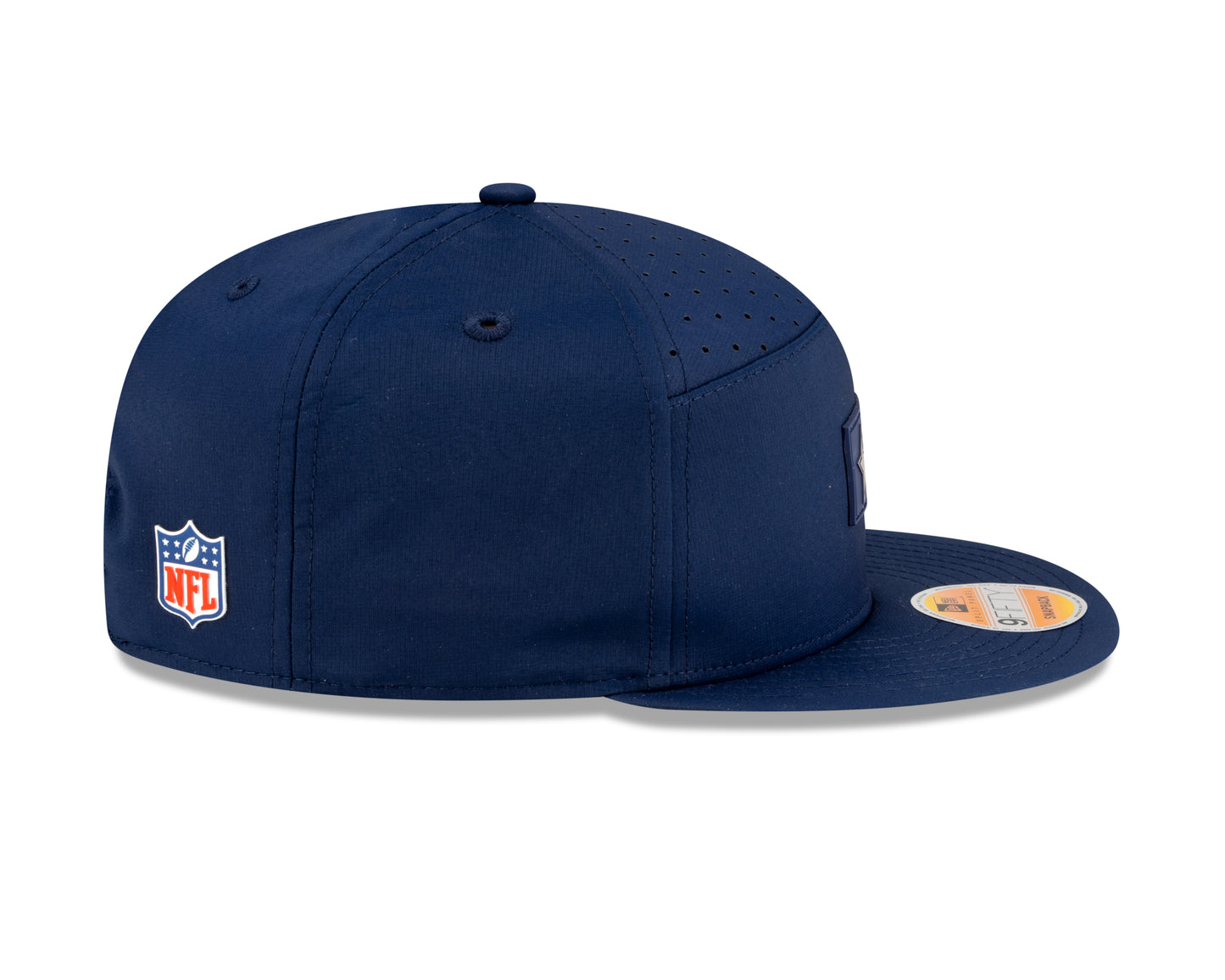 Dallas Cowboys New Era 2025 Sideline Split Panel 9FIFTY Snapback Hat -Navy
