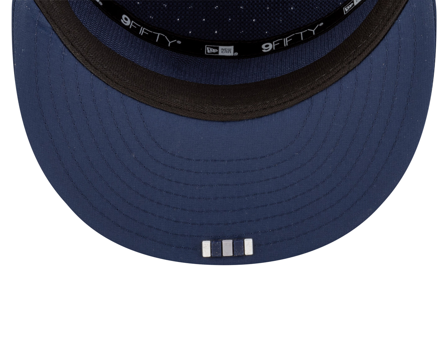 Dallas Cowboys New Era 2025 Sideline Split Panel 9FIFTY Snapback Hat -Navy