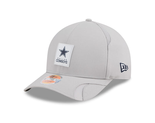 Dallas Cowboys New Era 2025 Sideline M-Crown 9FORTY Adjustable Hat - Gray
