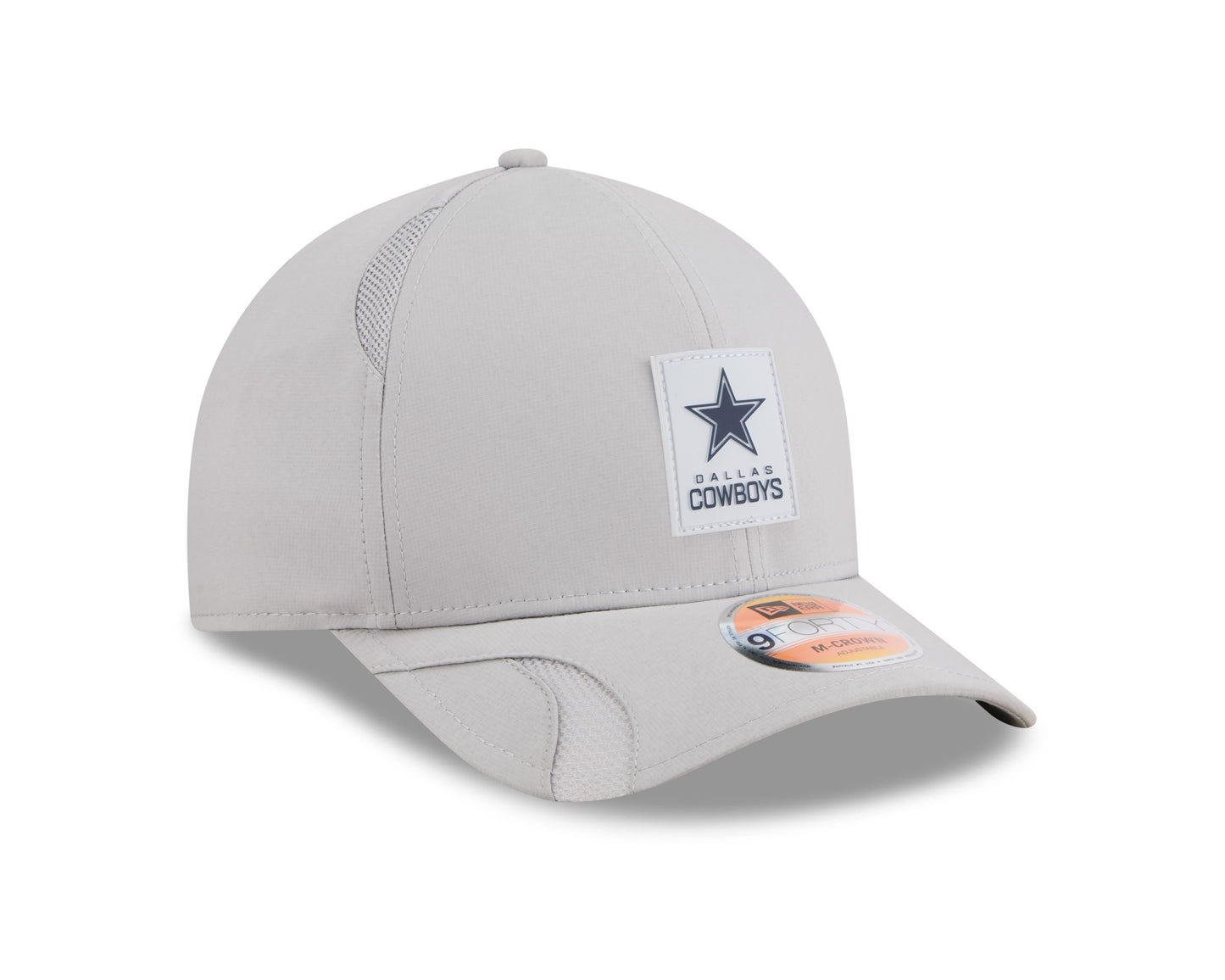 Dallas Cowboys New Era 2025 Sideline M-Crown 9FORTY Adjustable Hat - Gray
