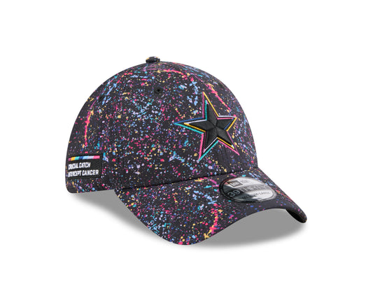 Dallas Cowboys New Era 2025 Sideline Crucial Catch 39THIRTY Flex Hat - Black