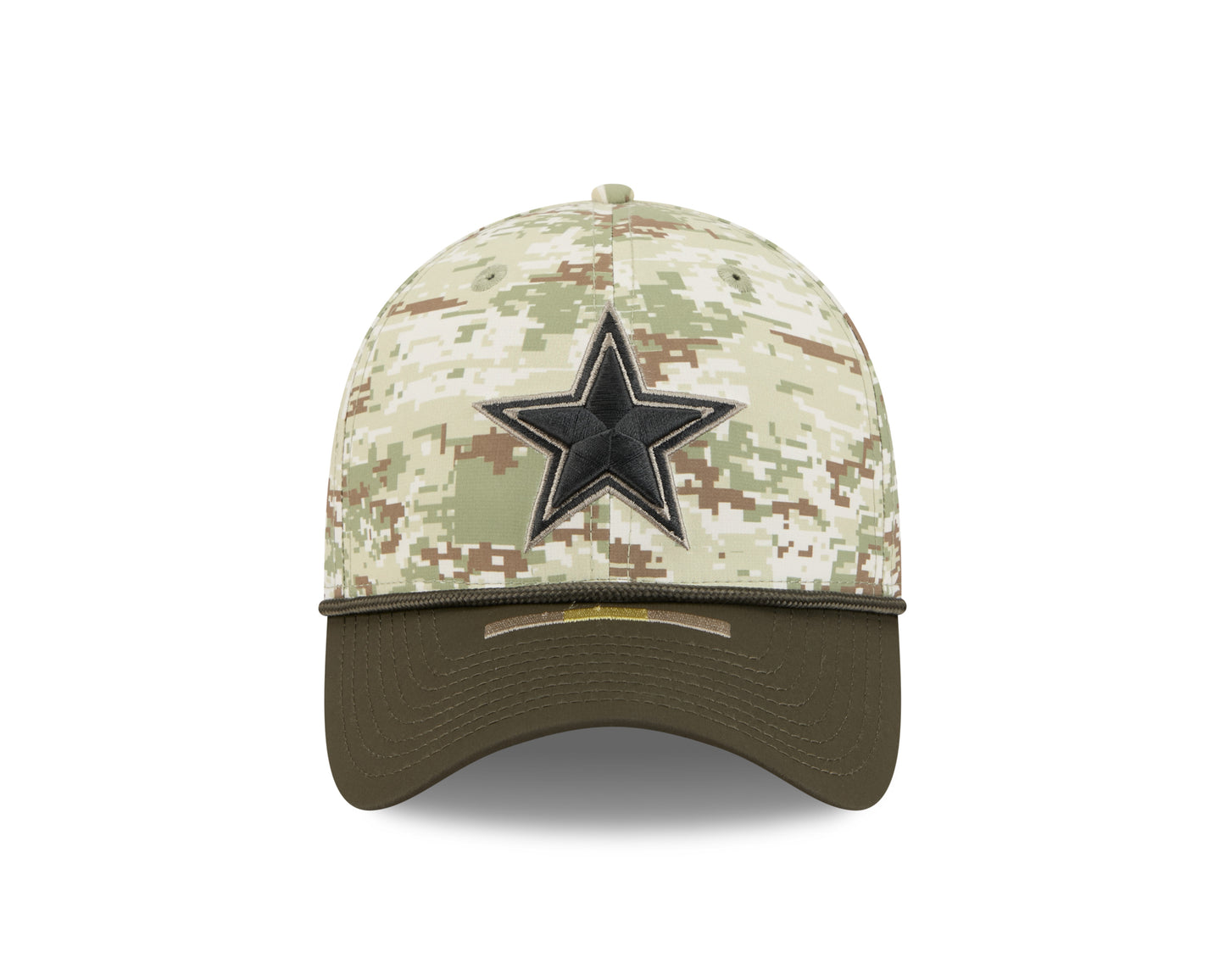 Dallas Cowboys New Era 2025 Digital Camo Salute To Service 39THIRTY Flex Hat