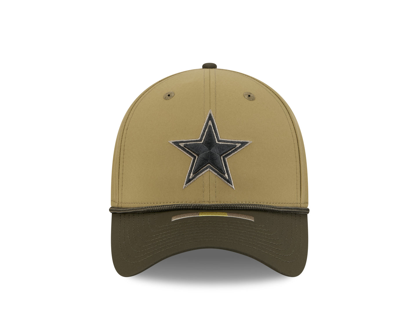 Dallas Cowboys New Era 2025 Green Salute To Service 39THIRTY Flex Hat