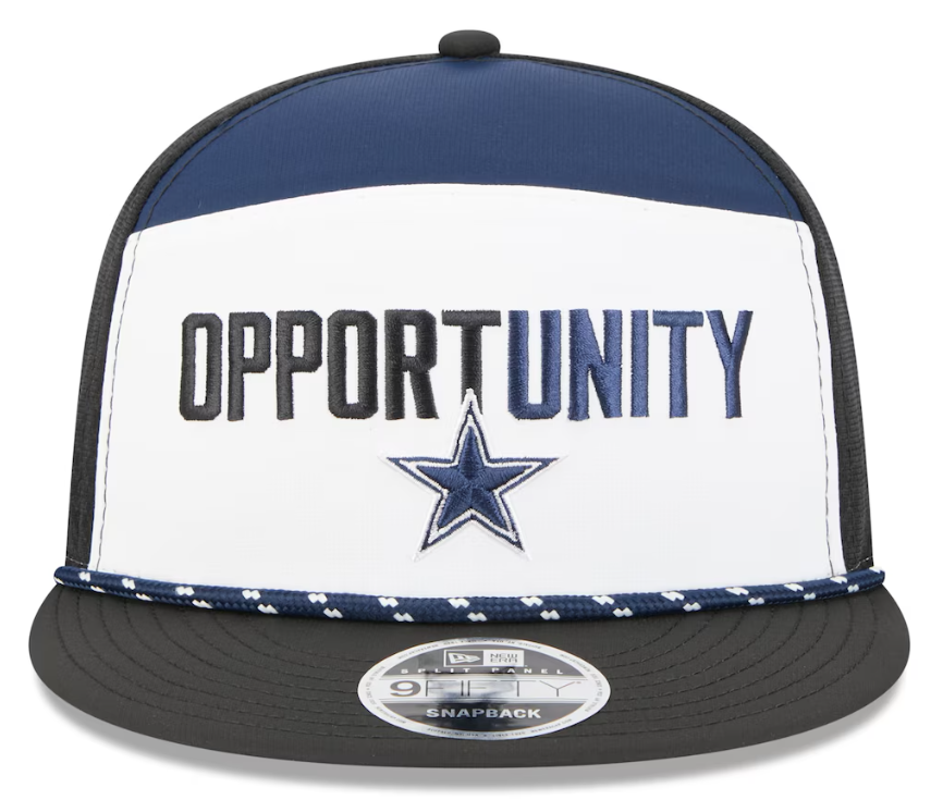 Dallas Cowboys New Era Inspire Change Split Panel 9FIFTY Snapback Hat -Navy/ Black