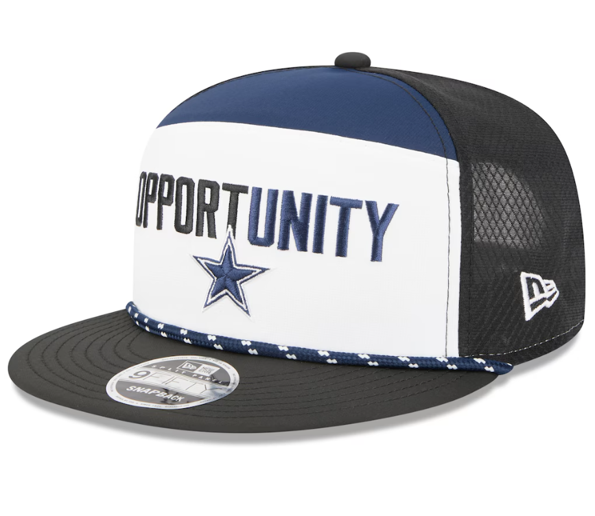 Dallas Cowboys New Era Inspire Change Split Panel 9FIFTY Snapback Hat -Navy/ Black