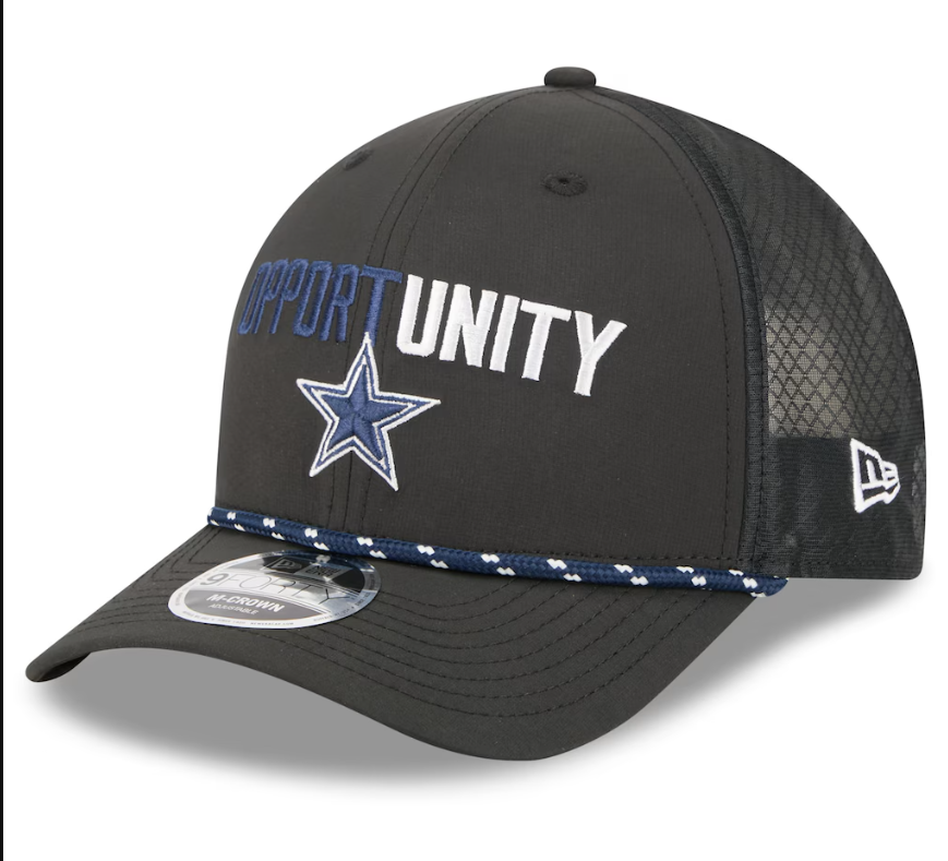 Dallas Cowboys New Era Inspire Change M-Crown 9FORTY Adjustable Hat - Black