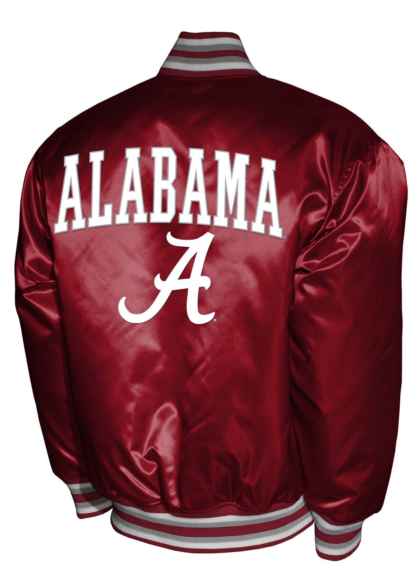 Alabama Crimson Tide Franchise Club Satin Full-Snap Jacket - Crimson
