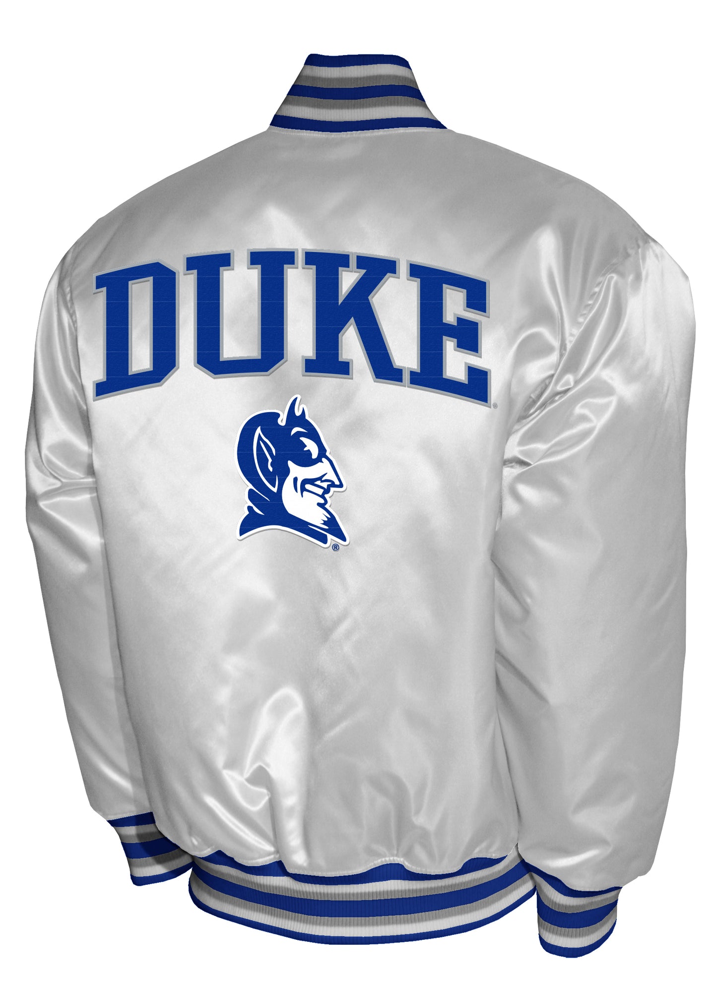 Duke Blue Devils Franchise Club Satin Full-Snap Jacket - White