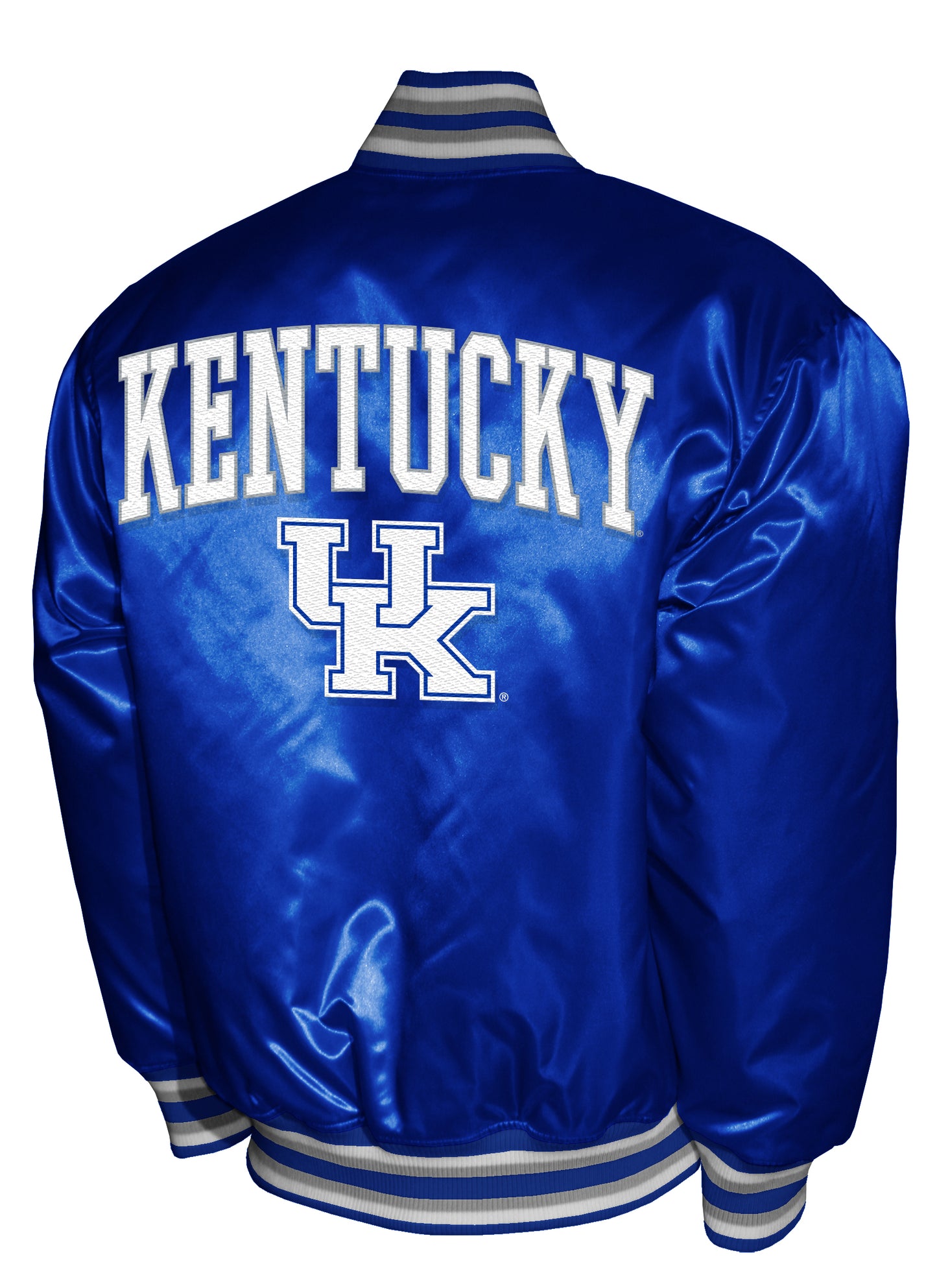 Kentucky Wildcats Franchise Club Satin Full-Snap Jacket - Blue