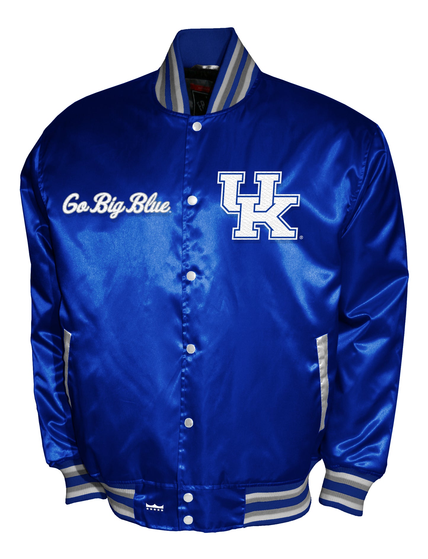 Kentucky Wildcats Franchise Club Satin Full-Snap Jacket - Blue