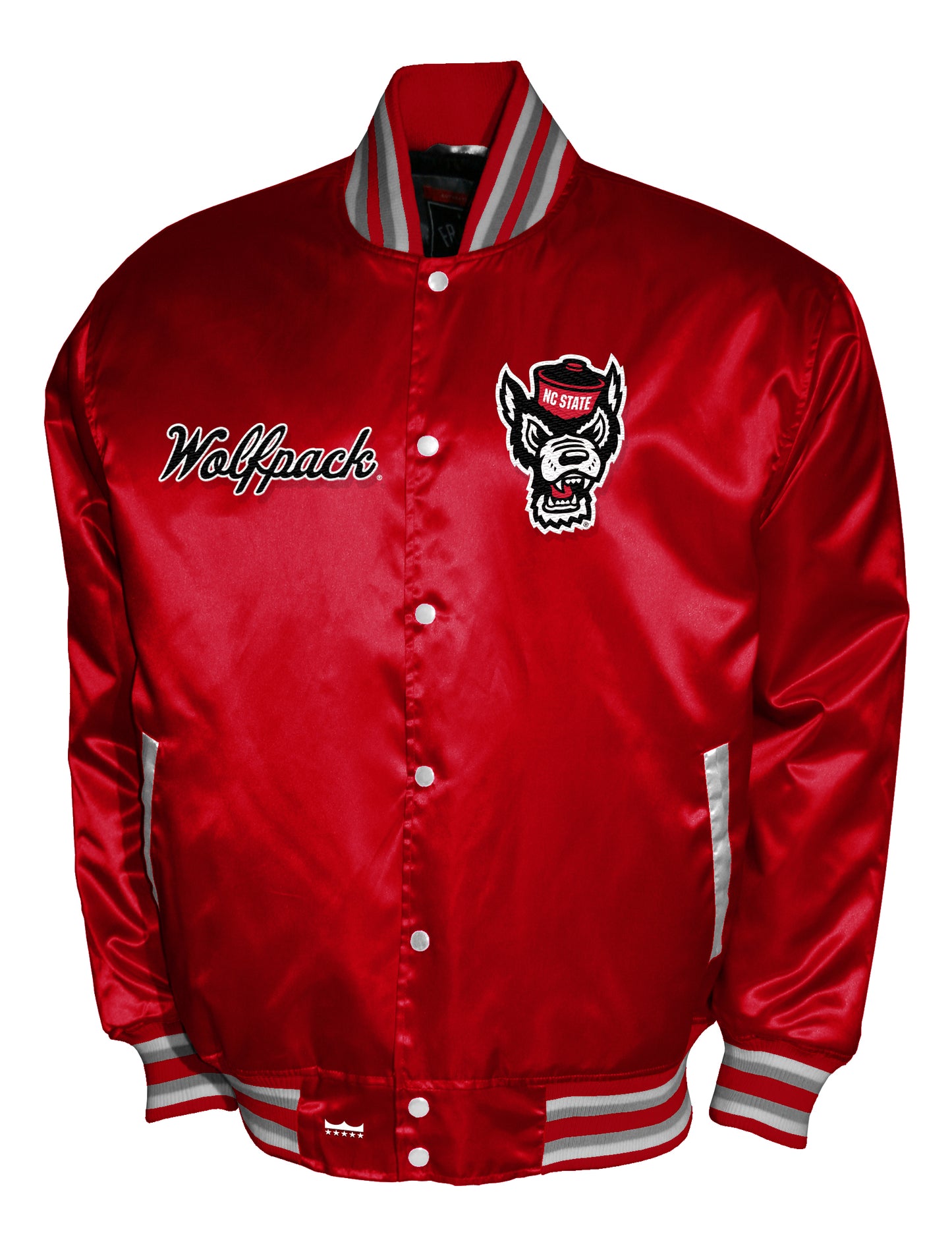 NC State Wolfpack Franchise Club Satin Full-Snap Jacket - Red