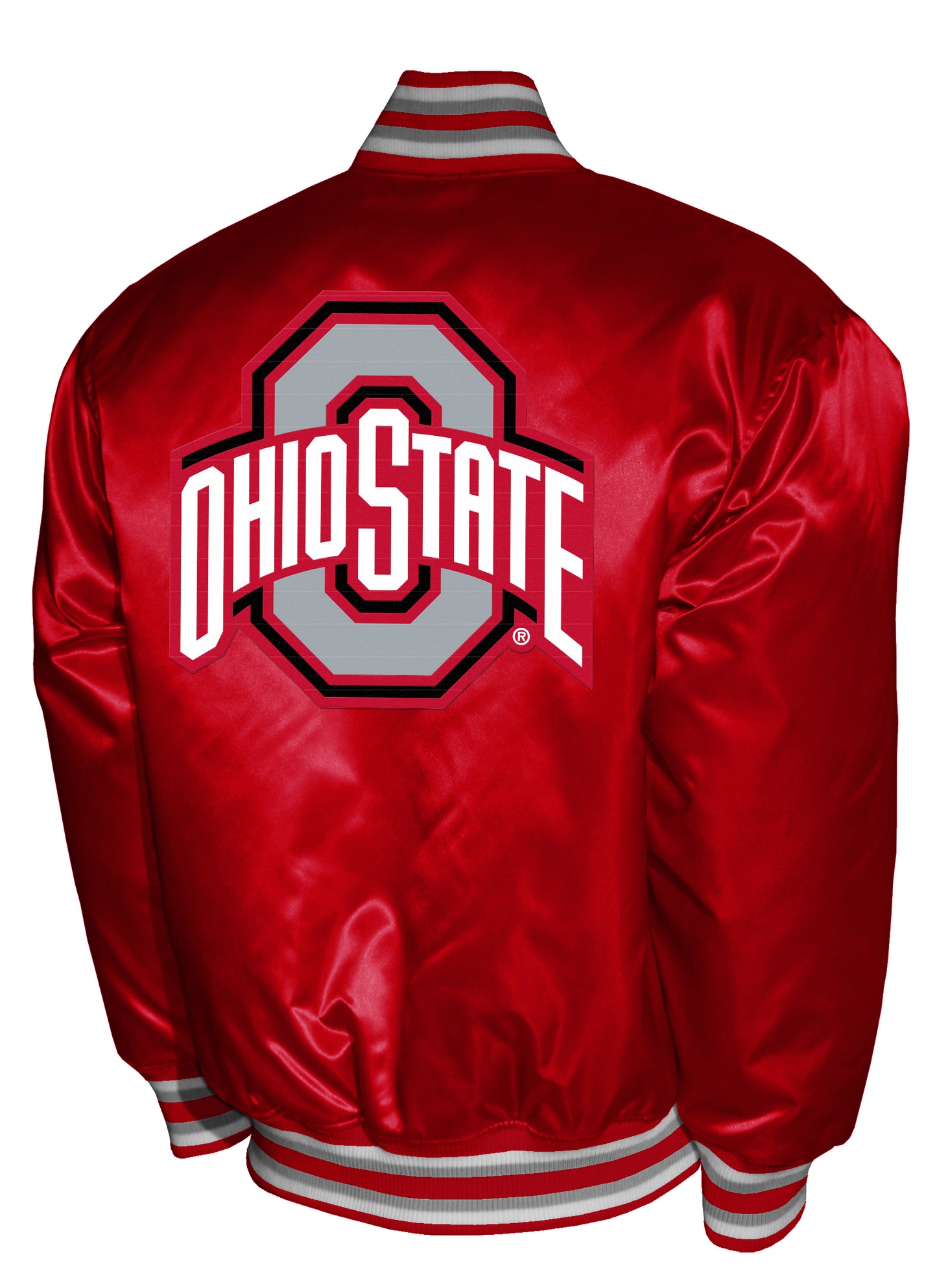 Ohio State Buckeyes Franchise Club Satin Full-Snap Jacket - Red