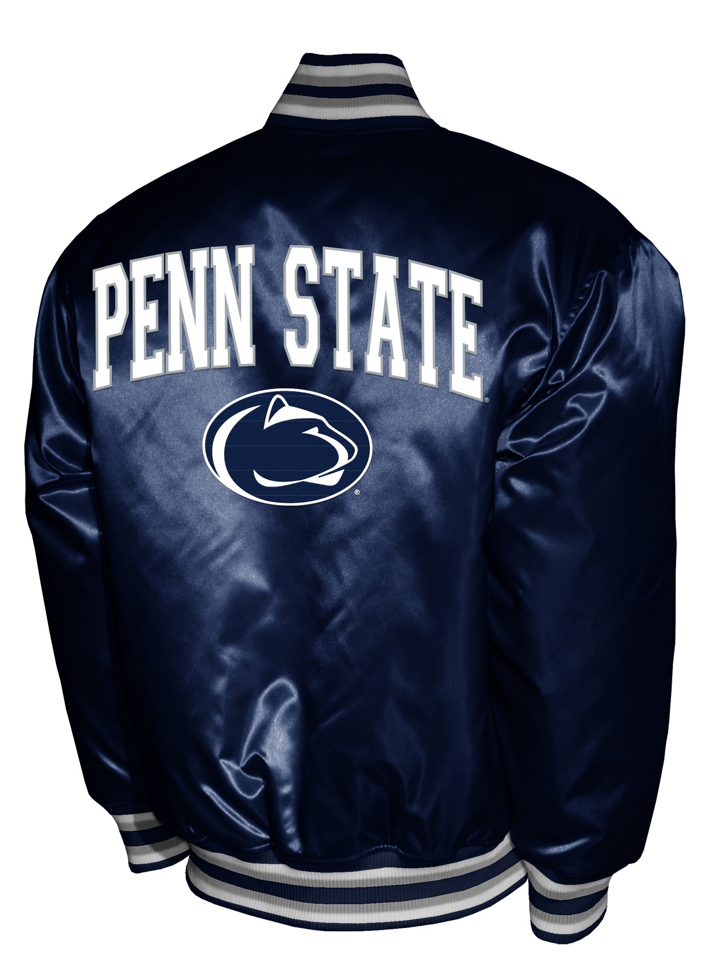 Penn State Nittany Lions Franchise Club Satin Full-Snap Jacket - Navy