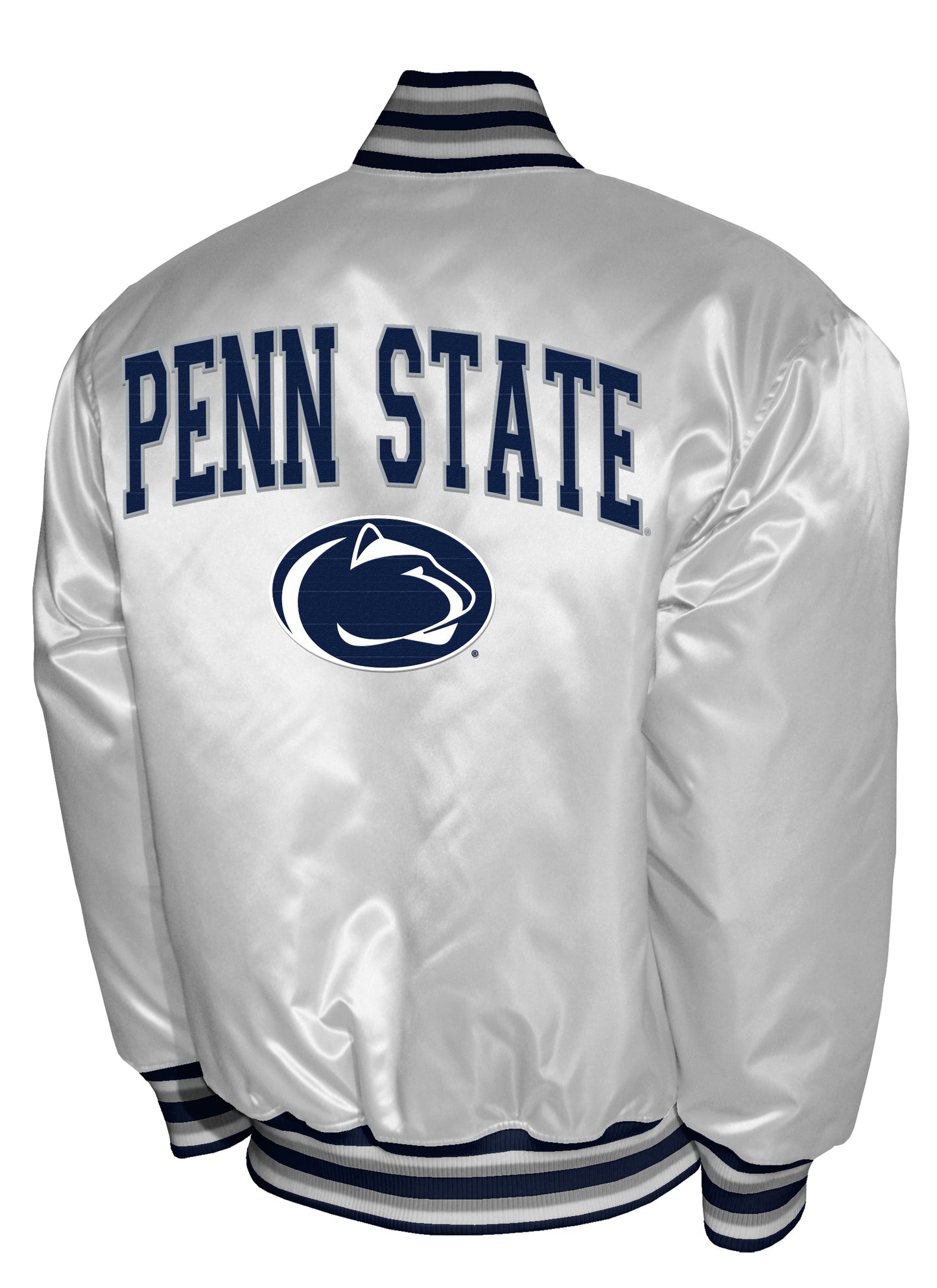 Penn State Nittany Lions Franchise Club Satin Full-Snap Jacket - White