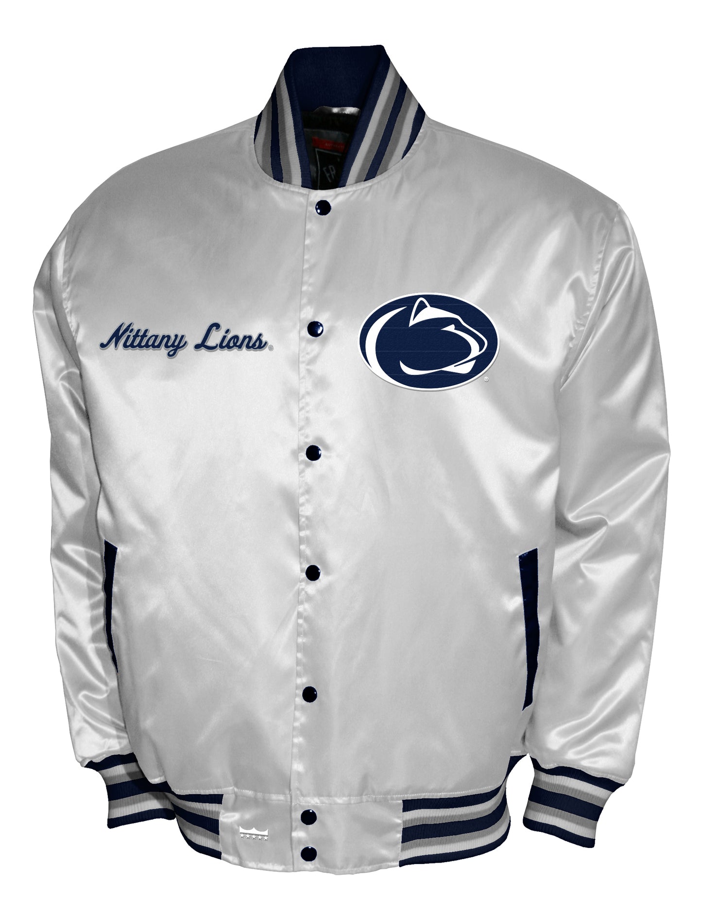 Penn State Nittany Lions Franchise Club Satin Full-Snap Jacket - White