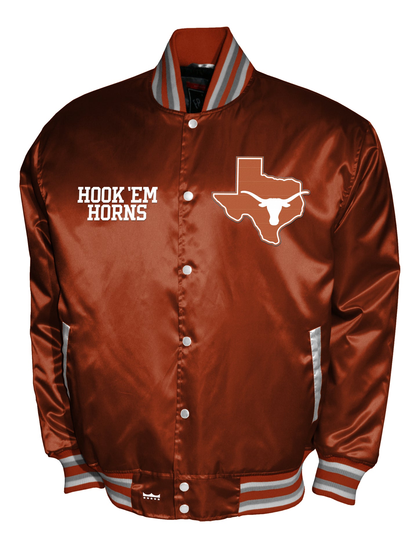 Texas Longhorns Franchise Club Satin Full-Snap Jacket - Orange