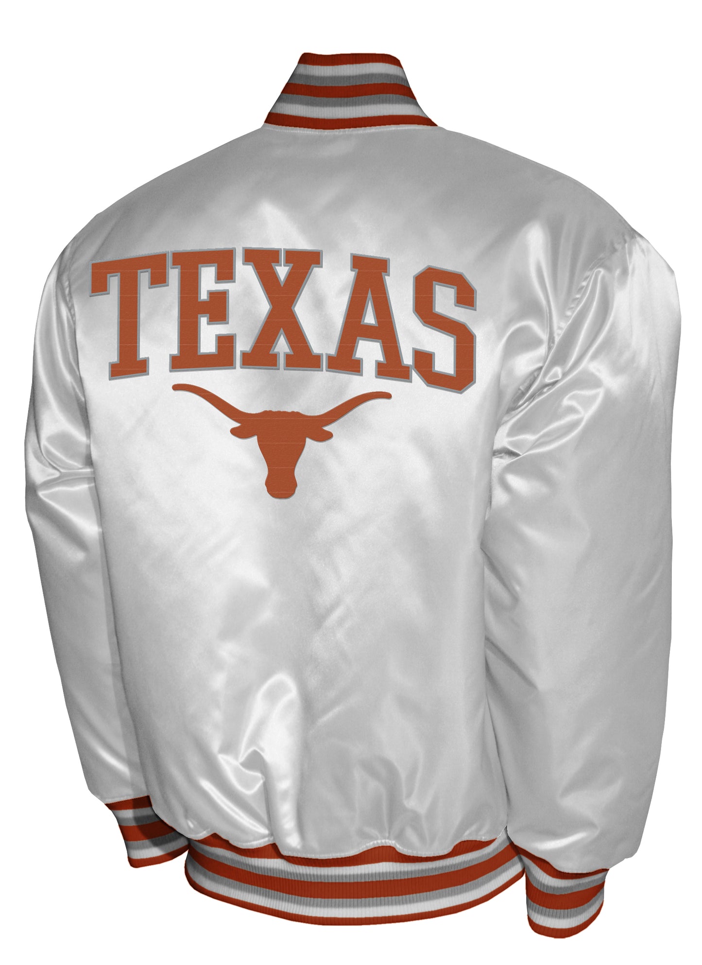 Texas Longhorns Franchise Club Satin Full-Snap Jacket - White