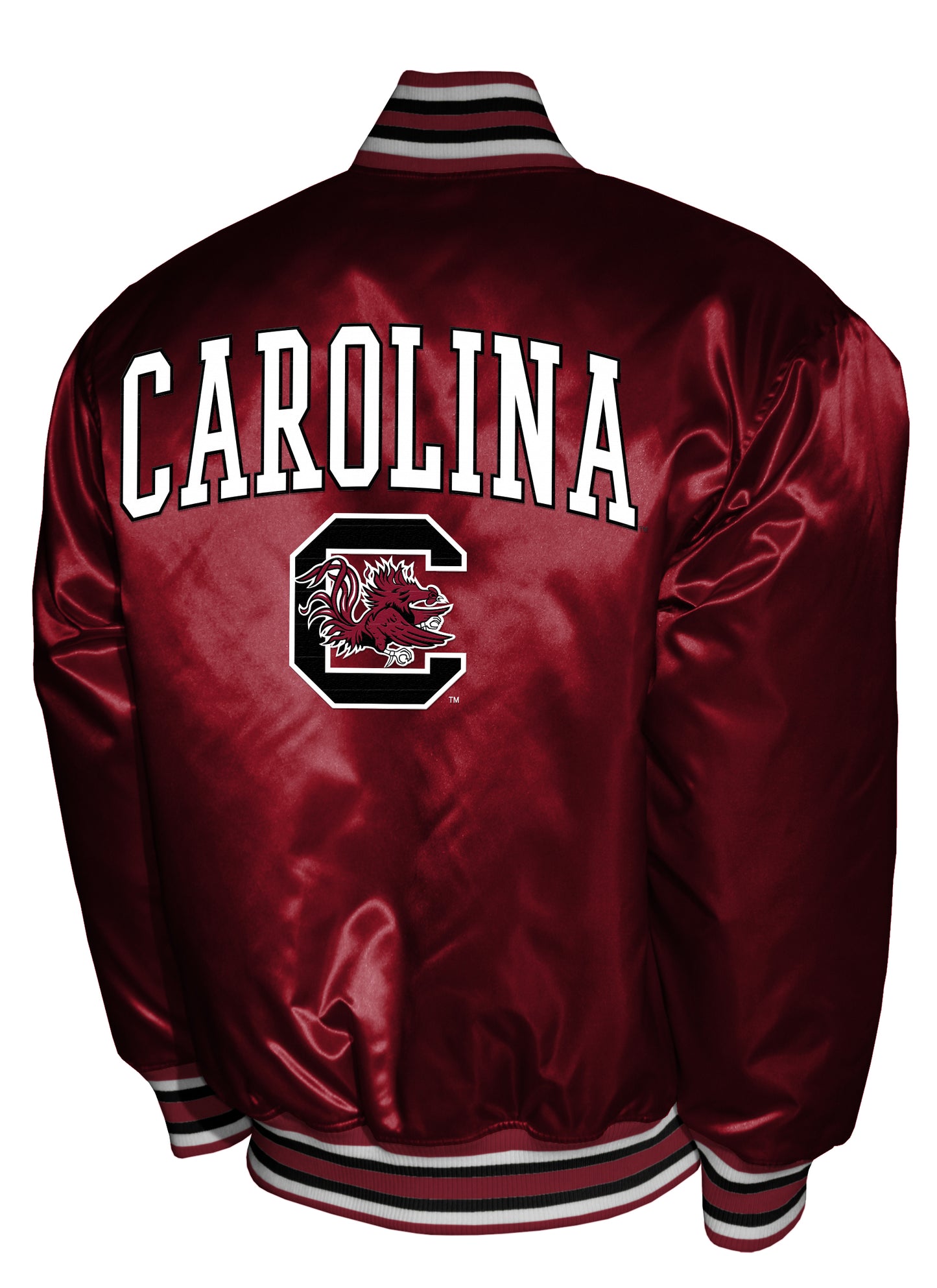 South Carolina Gamecocks Franchise Club Satin Full-Snap Jacket - Garnet