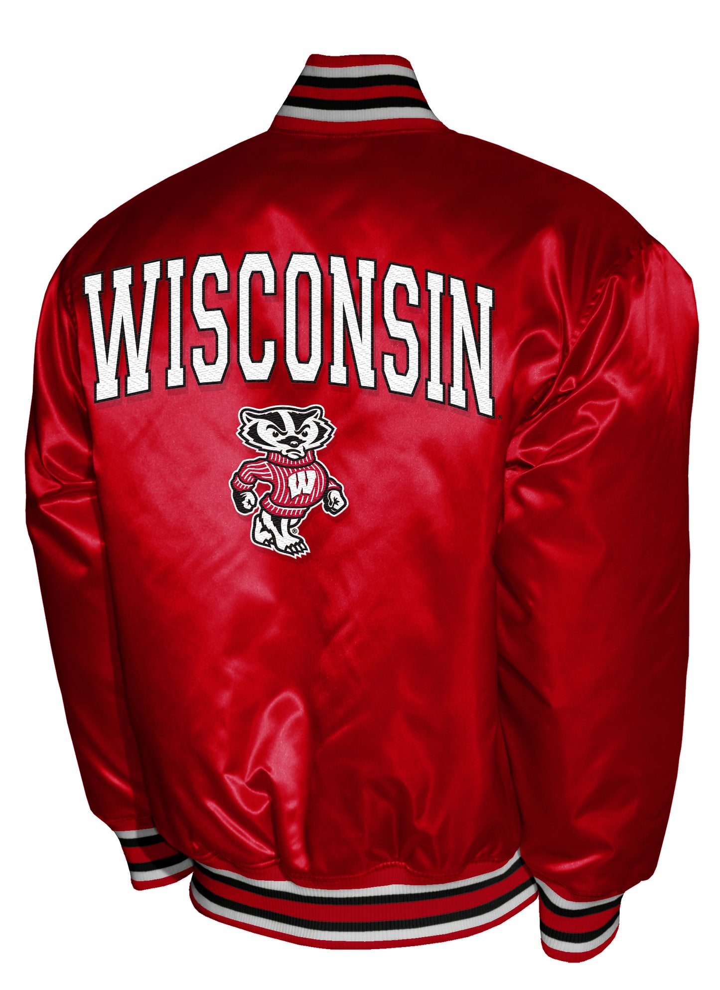 Wisconsin Badgers Franchise Club Satin Full-Snap Jacket - Red