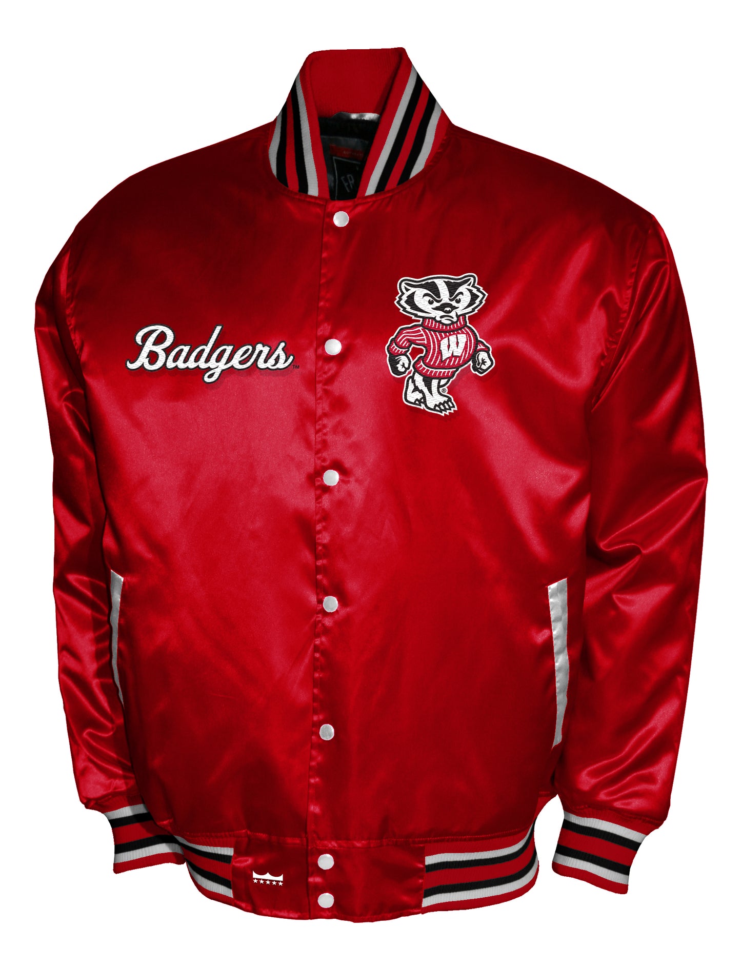 Wisconsin Badgers Franchise Club Satin Full-Snap Jacket - Red