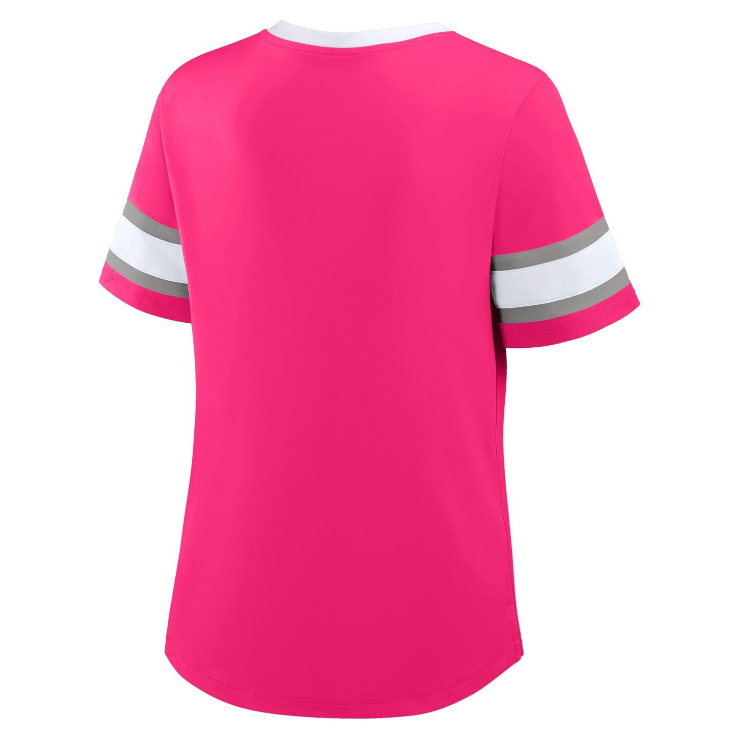 Dallas Cowboys Fanatics Bling Draw Lace Up Shirt- Pink