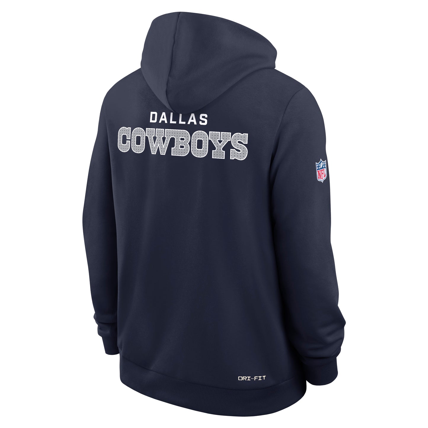 Dallas Cowboys Nike 2025 Sideline Standard Issue Dri-FIT Hoodie Pullover Men's Hoodie- Navy